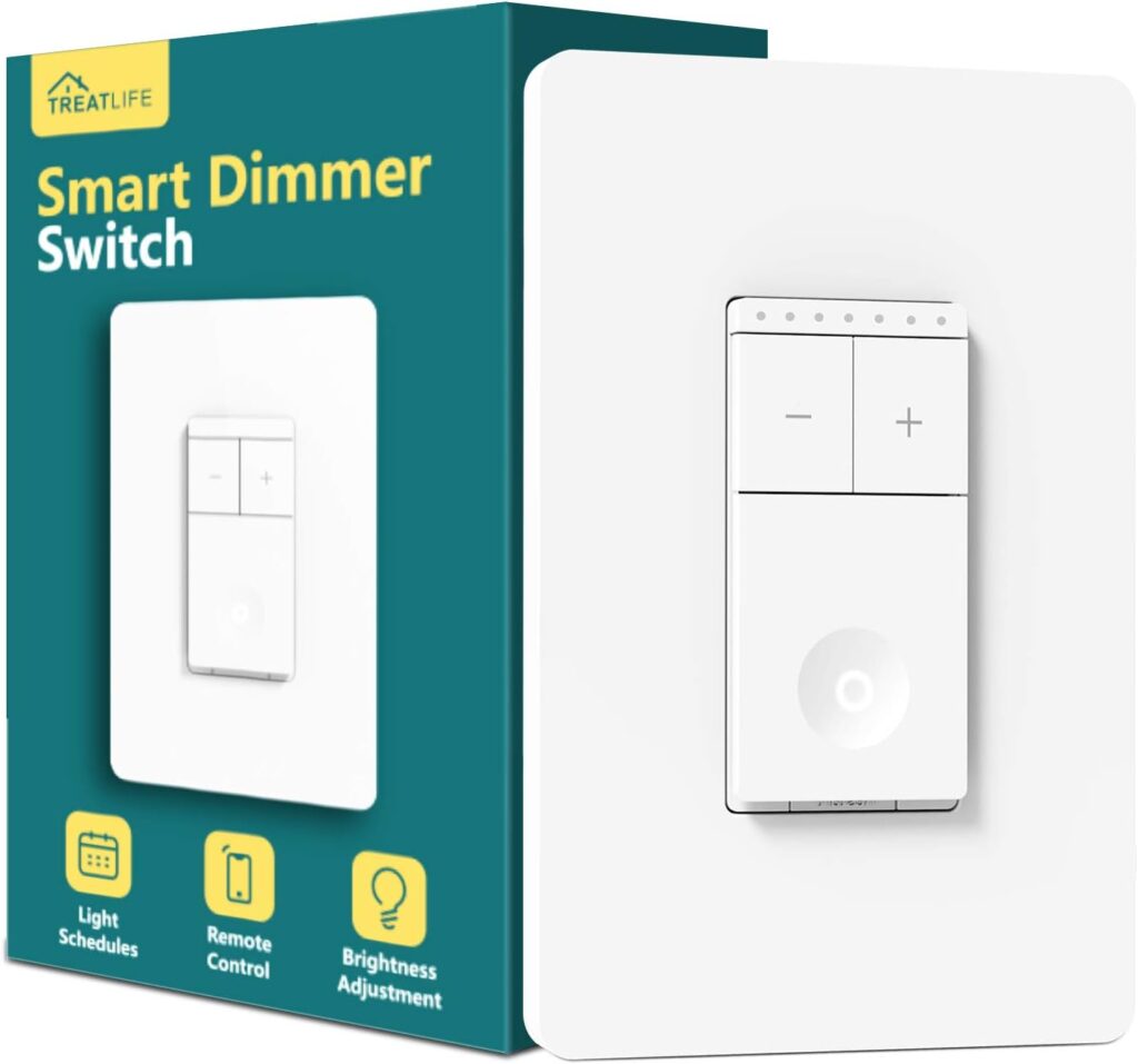 TreatLife Single Pole Smart Dimmer Switch DS02S